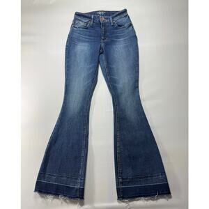 Stylish Blue Flare Jeans for Women